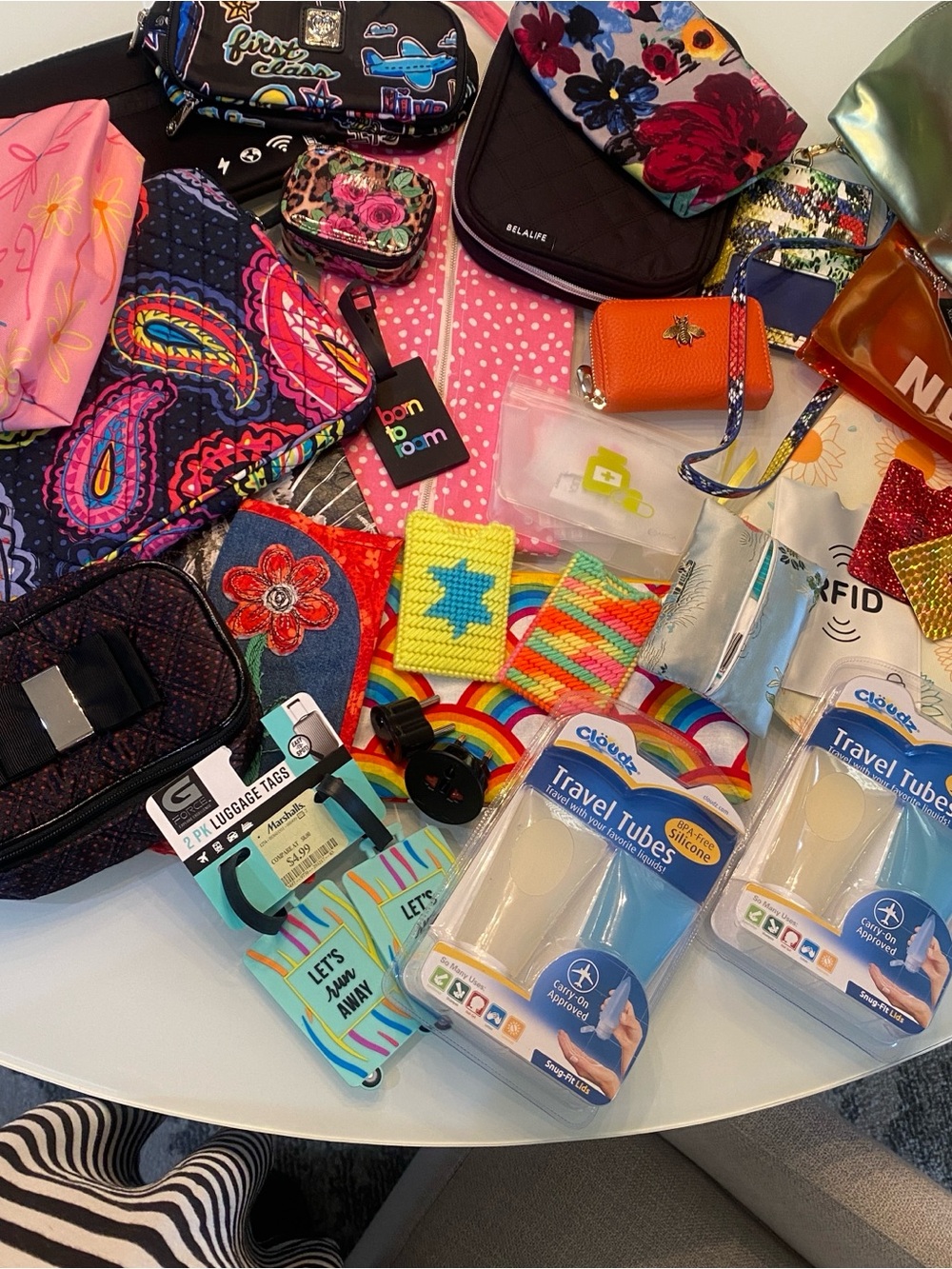 Huge Ultimate Travel Essentials Bundle - Vera Bradley, Brighton, WHBM Jewelry Or
